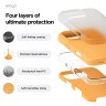 Elago для iPhone 16 Pro чехол Soft silicone (Liquid) Orange