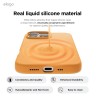 Elago для iPhone 16 Pro чехол Soft silicone (Liquid) Orange