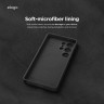 Elago для Galaxy S25 Ultra чехол Soft silicone (Liquid) Black (Magnetic)