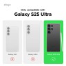 Elago для Galaxy S25 Ultra чехол Soft silicone (Liquid) Black (Magnetic)