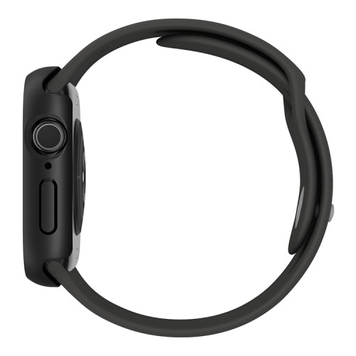 Uniq для Apple Watch 46 mm чехол Nautic +9H glass Water-resistant IP68 Black