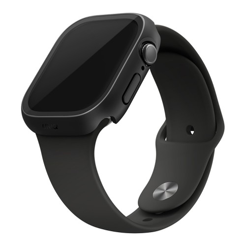 Uniq для Apple Watch 46 mm чехол Nautic +9H glass Water-resistant IP68 Black