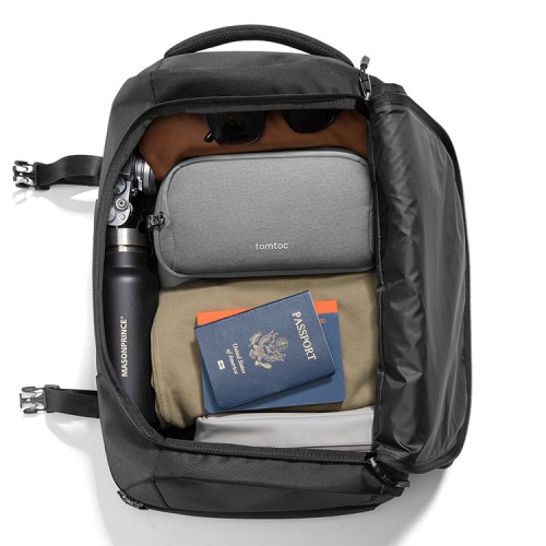 Tomtoc Travel сумка для аксессуаров Light-T12 Electronic Accessory Pouch M 1.8L Gray