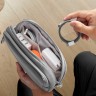 Tomtoc Travel сумка для аксессуаров Light-T12 Electronic Accessory Pouch M 1.8L Gray