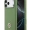 Guess для iPhone 17 Pro Max чехол Liquid silicone with 4G Diamond metal logo Hard Khaki (MagSafe)