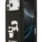 Karl Lagerfeld для iPhone 17 Pro чехол 3D Rubber NFT Karl & Choupette Hard Black