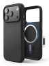 Elago для iPhone 17 Pro Max чехол Magnetic PU Leather Black (MagSafe)
