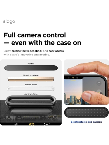 Elago для iPhone 17 Pro Max чехол Magnetic PU Leather Black (MagSafe)
