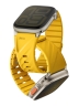 Uniq для Apple Watch 49-40 mm ремешок FLUO Silicone Rubber Golden Yellow