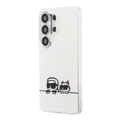 Karl Lagerfeld для Galaxy S26 Ultra чехол IML Sketch Karl & Choupette On Line Hard Transparent (MagSafe)
