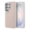 Karl Lagerfeld для Galaxy S26 Ultra чехол PU Smooth leather RSG logo Metal camera Hard Pink (MagSafe)