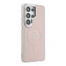 Karl Lagerfeld для Galaxy S26 Ultra чехол PU Smooth leather RSG logo Metal camera Hard Pink (MagSafe)