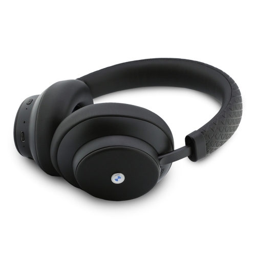 BMW наушники беспроводные накладные Bluetooth HP Signature ENC PU leather Metal Logo (+case) Black