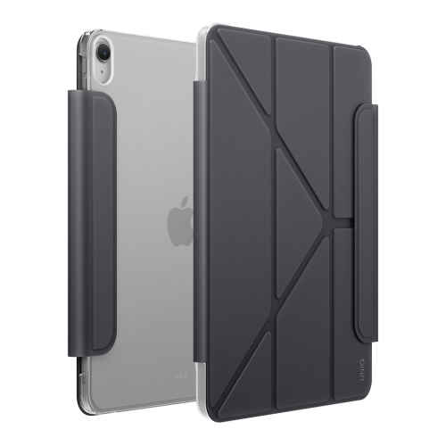 Uniq для iPad 11 (2025)/10 (2022) чехол Camden Lite (Detachable Pencil sleeve) Charcoal Grey