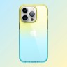Чехол Elago AURORA Gradient для iPhone 14 Pro, желтый/голубой