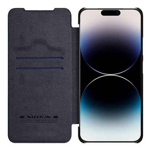 Чехол Nillkin Qin Pro для iPhone 14 Pro, черный