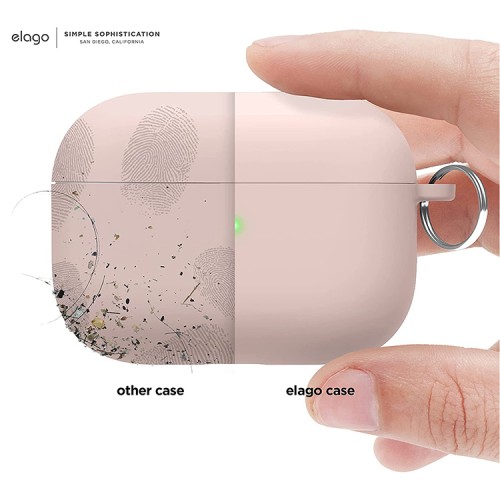 Чехол Elago Liquid Hang case для AirPods Pro 2, розовый