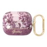 Чехол Guess Toile de Jouy с карабином для Airpods Pro, розовый