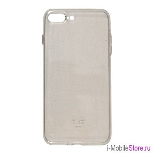 Чехол Uniq Glase для iPhone 7 Plus/8 Plus, серый