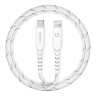 Кабель EnergEA NyloFlex USB-С/Lightning MFi C94 (1.5 м), белый