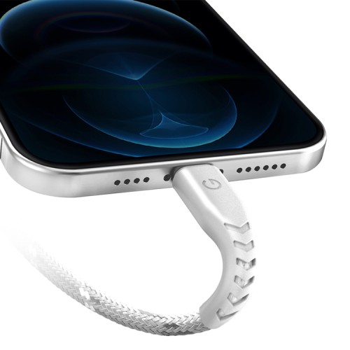 Кабель EnergEA NyloFlex USB-С/Lightning MFi C94 (1.5 м), белый