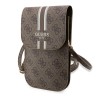 Сумка Guess Wallet Bag 4G Stripes для смартфонов, коричневая