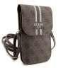 Сумка Guess Wallet Bag 4G Stripes для смартфонов, коричневая