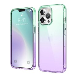 Чехол Elago AURORA Gradient для iPhone 13 Pro Max, зеленый/фиолетовый