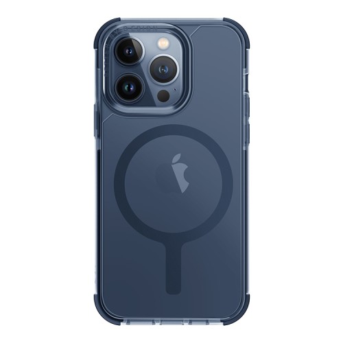Uniq для iPhone 15 Pro Max чехол Combat AF Smoke Blue (MagSafe)