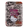 Hello Kitty магнитный бумажник Wallet Cardslot MagSafe PU leather Graffiti Tags Pink