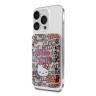 Hello Kitty магнитный бумажник Wallet Cardslot MagSafe PU leather Graffiti Tags Pink