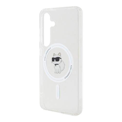 Karl Lagerfeld для Galaxy S24 чехол PC/TPU NFT Choupette Hard Transparent (MagSafe)