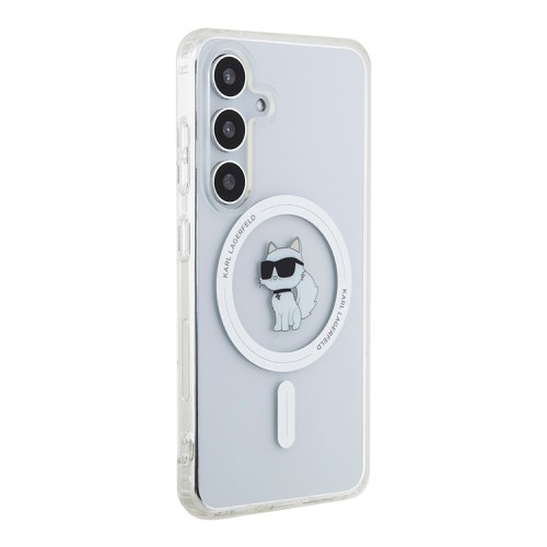 Karl Lagerfeld для Galaxy S24 чехол PC/TPU NFT Choupette Hard Transparent (MagSafe)