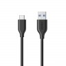 Anker PowerLine Type-C на USB-A 3.0 (0.9 м), черный (A8163011) A8163011