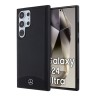 Mercedes для Galaxy S24 Ultra чехол Leather Textured and Smooth Hard Black (MagSafe)