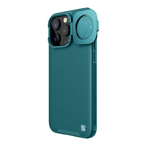 Nillkin для iPhone 15 Pro чехол CamShield ProP PU Leather Magnetic Green (magsafe)