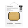 Uniq для Airpods Pro 2 чехол Lyden DS Leatherette with handstrap Canary Yellow/Flint Grey