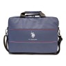 U.S. Polo Assn. для ноутбуков 15" сумка Computer Bag Textured pattern Double Horse logo Navy