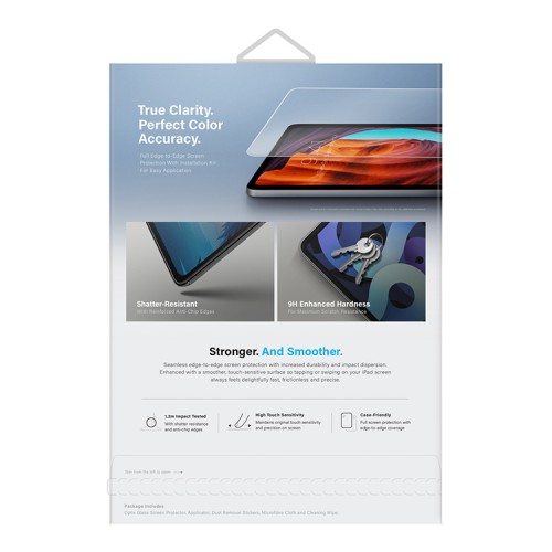 Uniq стекло для iPad Pro 11" (2025/24) OPTIX Clear (+ installer)