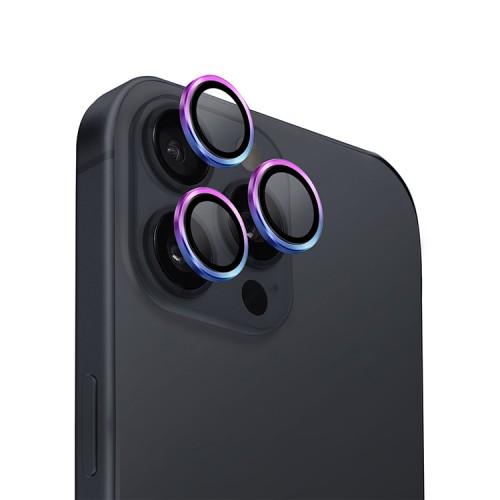 Uniq стекло для iPhone 16 Pro/16 Pro Max OPTIX Camera Lens AluGuard Iridescent