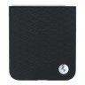 BMW для Galaxy Z Flip 6 Signature Leather Diamond pattern Black