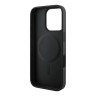 Guess для iPhone 16 Pro Max чехол PU кожа 4G Stripes Black (MagSafe)