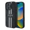 Guess для iPhone 16 Pro Max чехол PU кожа 4G Stripes Black (MagSafe)