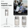 Elago для iPhone 16 Pro Max чехол PU Leather Light Grey (MagSafe)