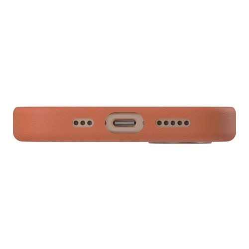 Uniq для iPhone 16 Pro Max чехол кожаный Lyden Terracotta (Magsafe)