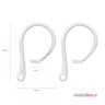 Держатель Elago EarHooks для наушников AirPods All | Pro | 1&2 Gen | 3 Gen, белый (2 шт)
