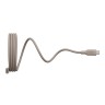 Energea Кабель HELIX USB-C to USB-C 100W 480 Mbps Magnetic Gold 1.5m