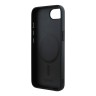 DKNY для iPhone 16e чехол PU Grid pattern Metal logo Hard Beige (MagSafe)