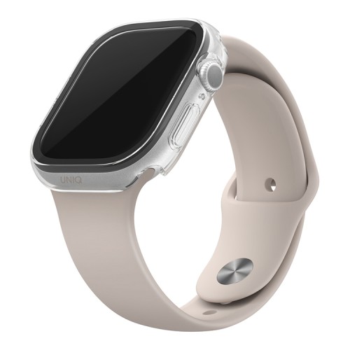 Uniq для Apple Watch 46 mm чехол Nautic +9H glass Water-resistant IP68 Clear
