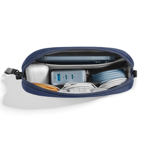 Tomtoc Travel сумка для аксессуаров Light-T12 Electronic Accessory Pouch S 1L Blue
